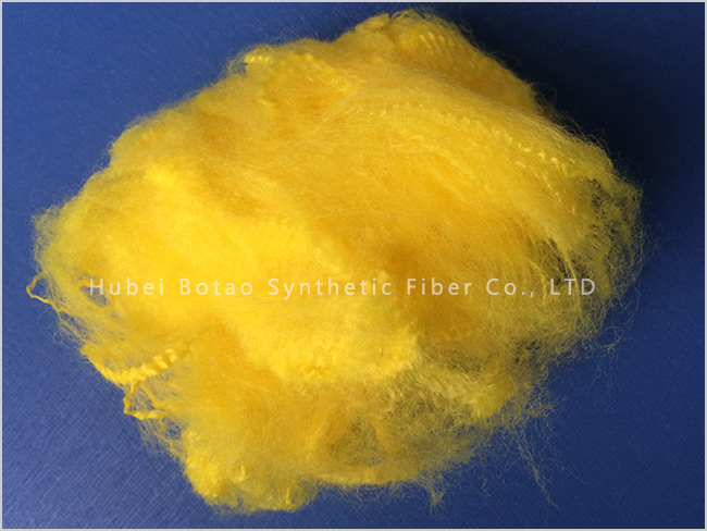 Flame retardant PP staple fibers