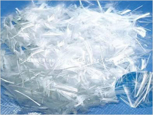 PP staple fibers for building