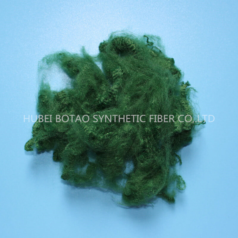 Dyed bi-component Fiber