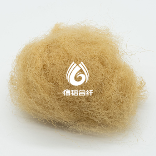 Staple fibre for carpets